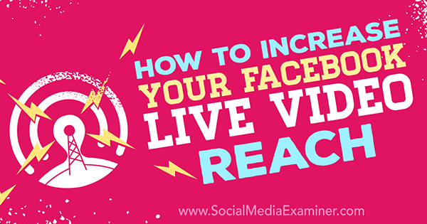 forbedre facebook live video ydeevne