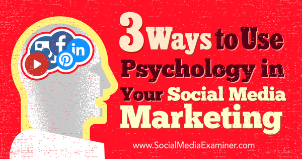 psykologi i social media marketing
