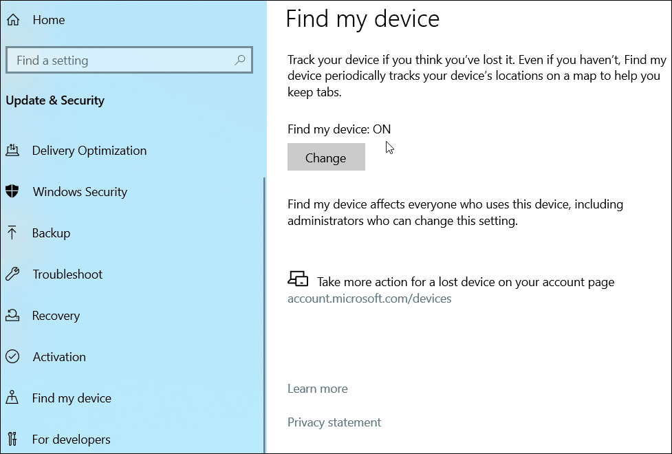 Find min enhed Windows 10
