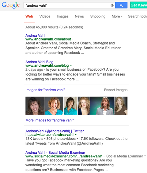 forfatter sider i google søgeresultater