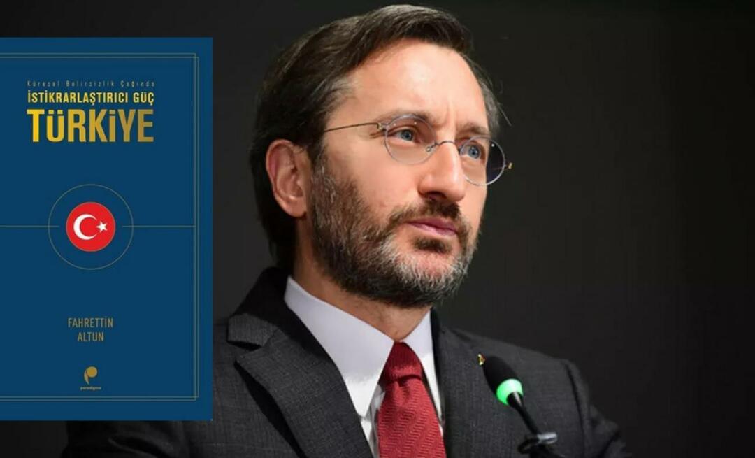 Ny bog fra kommunikationsdirektør Fahrettin Altun: Stabilizing Power Türkiye