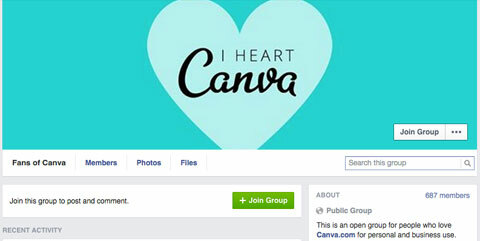 canva facebook-gruppe