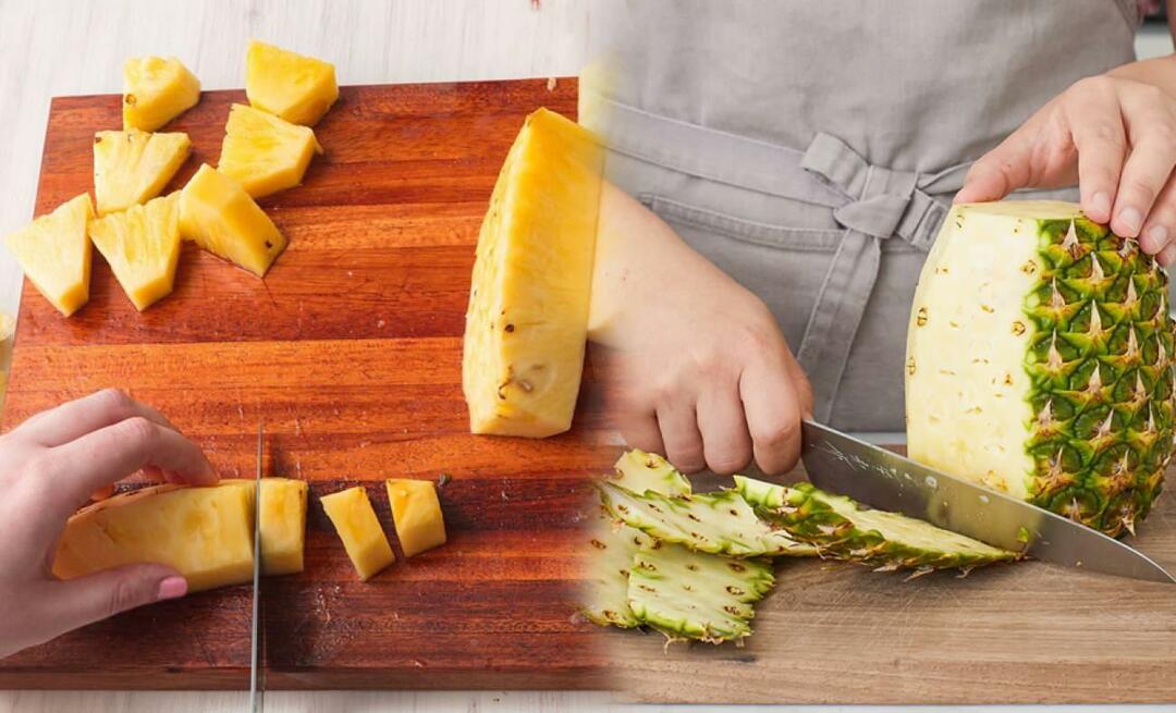 Hvordan skræller man nemmest ananas? Hvordan skærer man en ananas? Hvad er metoderne til at skrælle ananas