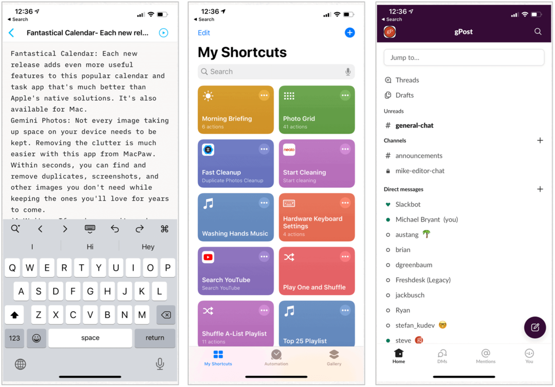 GroovyPost-guide til 2020 til de bedste iOS-apps, du skal bruge