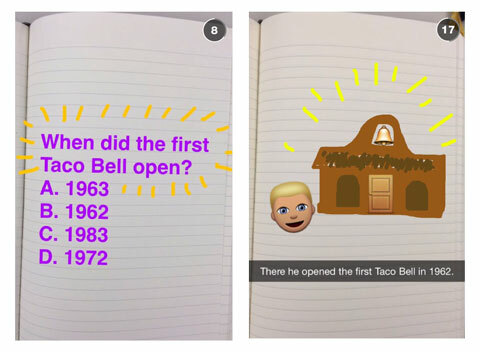 taco bell snapchat-billeder