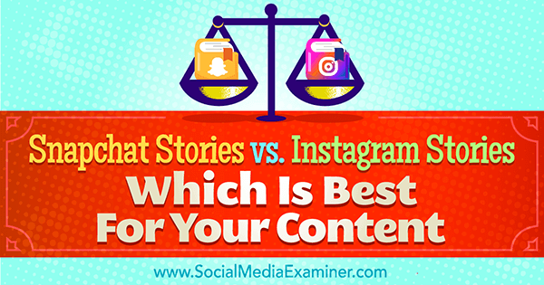 snapchat-historier vs instagram-historier