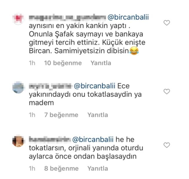 Der var en reaktion på Bircan Balis kommentar til 'Utro'!