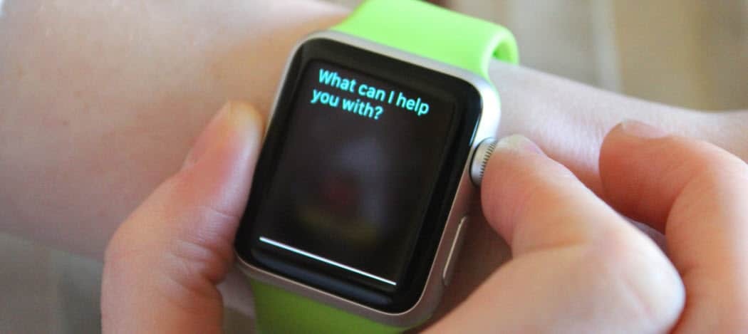 Sådan bruges Siri til at søge på Apple Watch