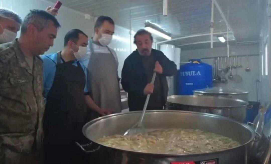 Mehmet Chef lavede mad med soldaterne i Hatay! MSB delte disse øjeblikke