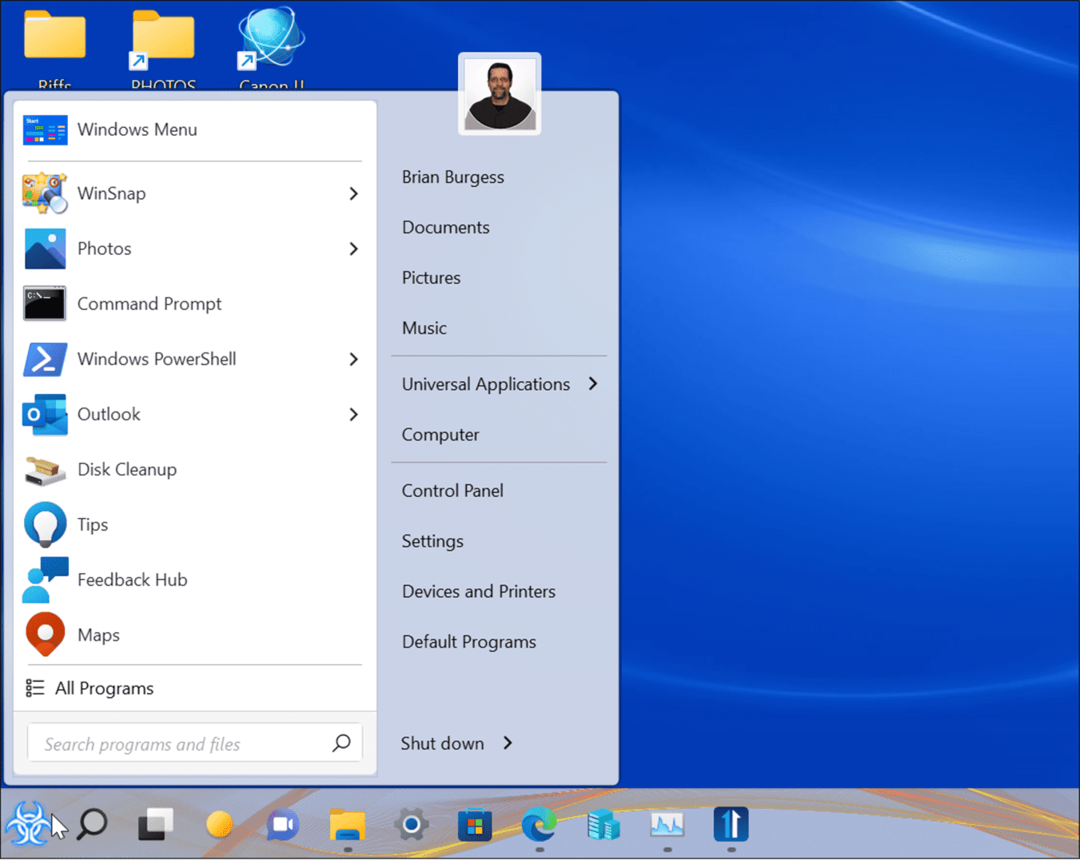 forbedre Windows 11 startmenuen og proceslinjen med start 11