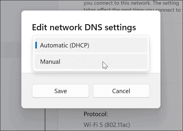 rediger DNS-indstillinger