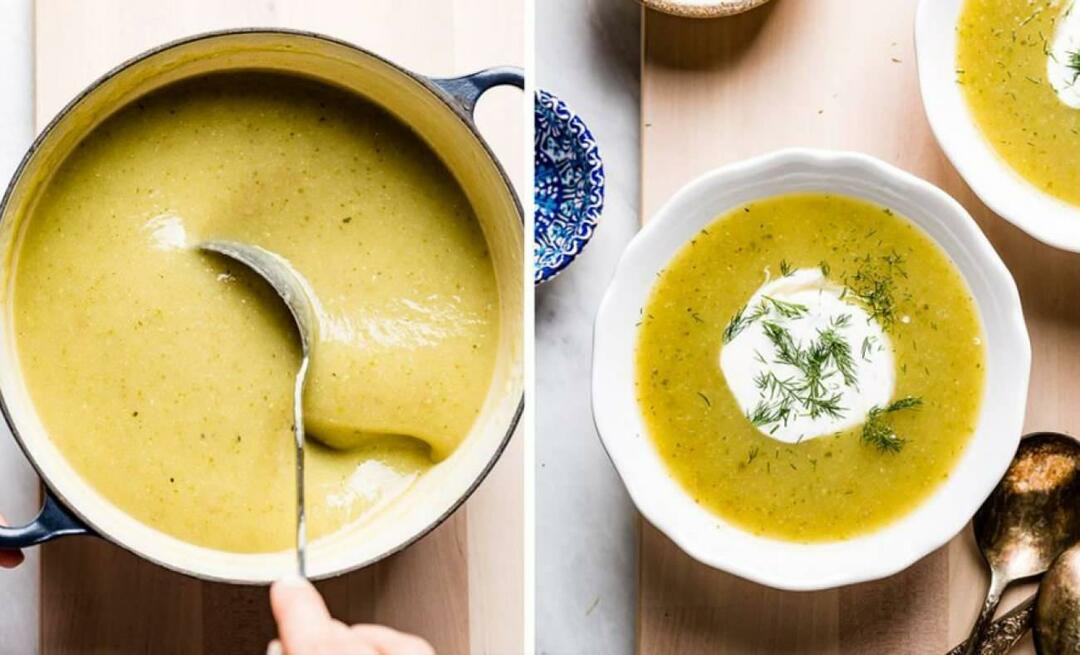 Hvordan laver man sund cremet zucchinisuppe? Nem opskrift på cremet græskarsuppe