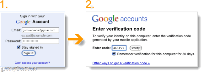 2-trins verifikationstegn i gmail