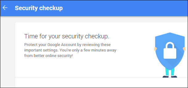 Googles sikkerhedskontrol