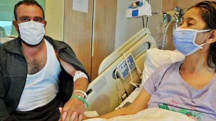 İpek Koca, som blev stødt på hospitalschok, gav sin kone nyre!