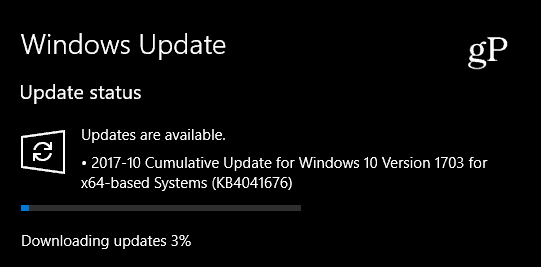 Microsoft kører Windows 10 kumulativ opdatering KB4041676