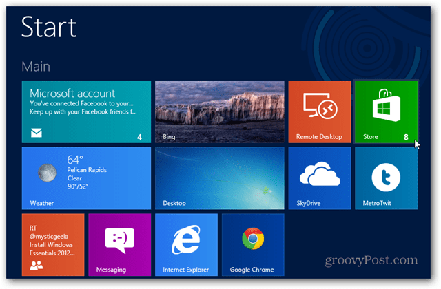 Sådan opdateres Windows 8 Apps