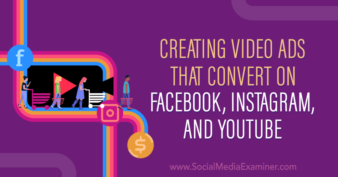 Oprettelse af videoannoncer, der konverterer på Facebook, Instagram og YouTube med indsigt fra Matt Johnston på Social Media Marketing Podcast.