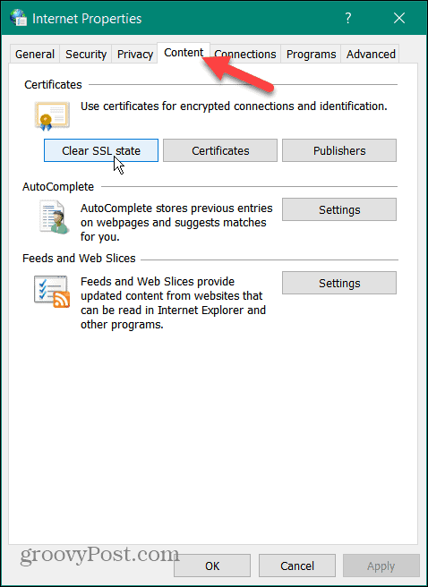 Ret ERR_SSL_PROTOCOL_ERROR på Windows
