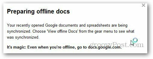 Google Dokumenter Offline 5