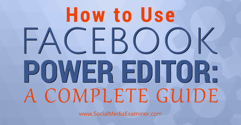 Facebook magt editor guide