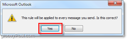 anvende regel på alle meddelelser i Outlook 2010