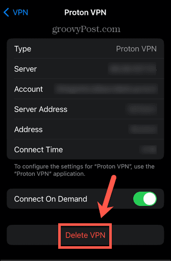 iphone slet vpn-konfiguration