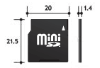 miniSD-kort