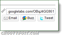 googlelabs url-delingsknap