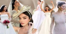Inspirerende brudekjoler fra berømtheder, der blev gift i 2022!