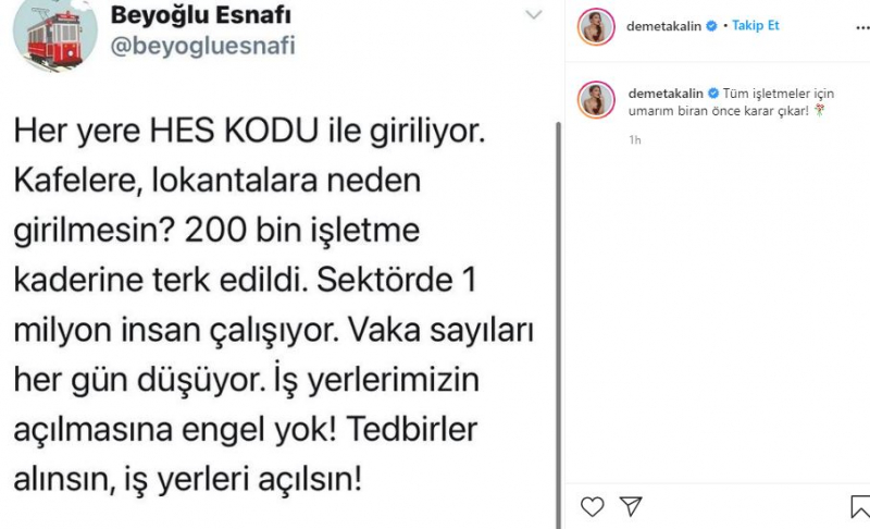 Demet Akalın støttede de operatører, der var ofre for forbuddene!