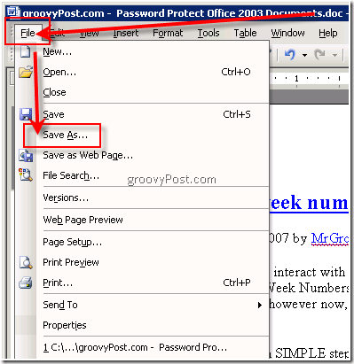 Adgangskodebeskyt Excel 2003 .xls