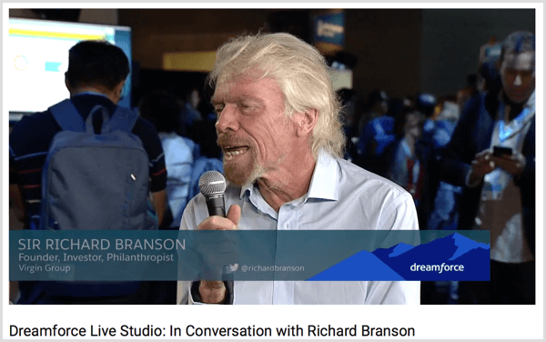 dreamforce richard branson interview eksempel