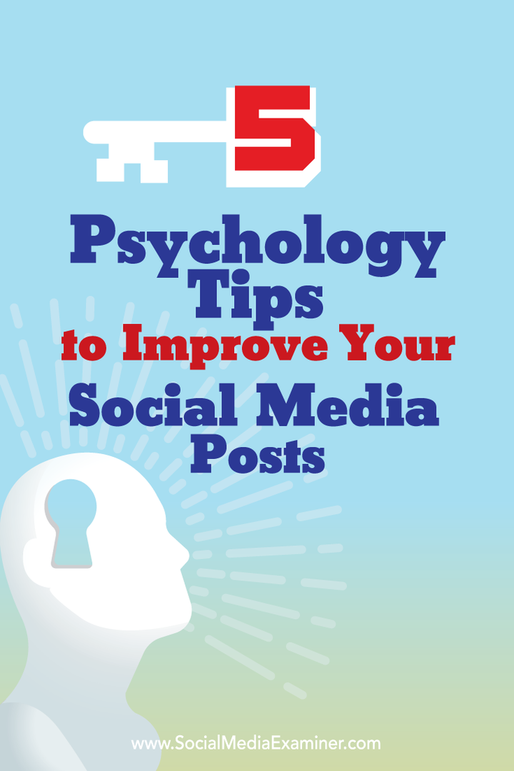 psykologi tips til forbedring af indlæg på sociale medier