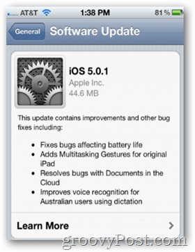 Apple frigiver iOS 5.0.1 med blandede reaktioner