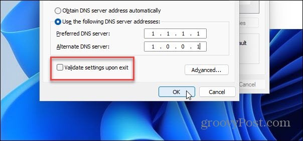 alternativt DNS-kontrolpanel