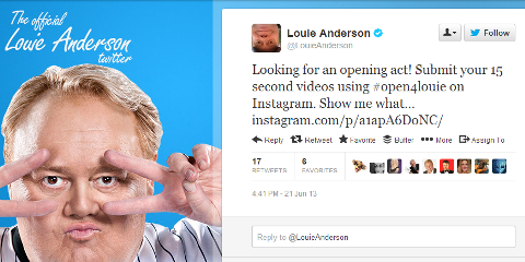 Louis Anderson invitation