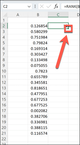 excel trækhåndtag