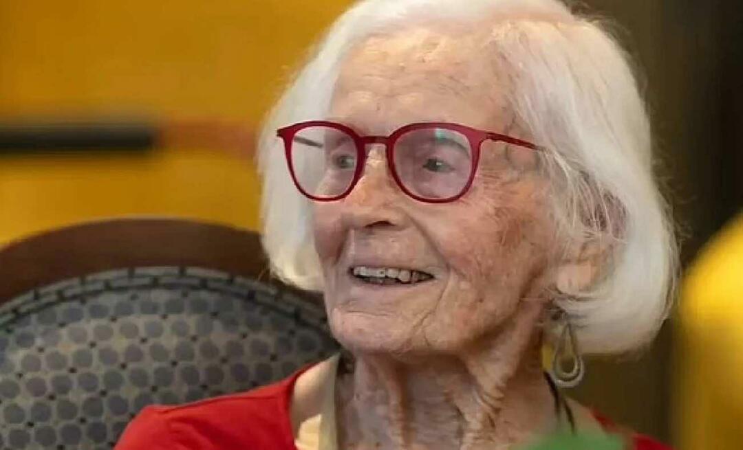 102-årig kvinde gav hemmeligheden til et langt og sundt liv! Se hvad han siger