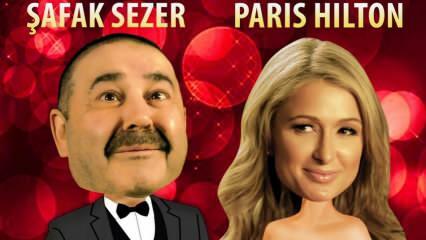 Mødet Şafak Sezer og Paris Hilton er afsløret!