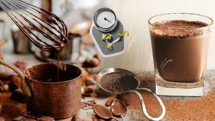 Kaffeopskrift, der tynder 10 cm på 1 uge! Hvordan laver man slankende kakao med mælk og kanel kaffe?