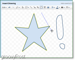 Brug polyline-værktøjet til at tegne i google docs og fremstille seje former