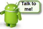 Tal med Android for at skrive og sende meddelelser