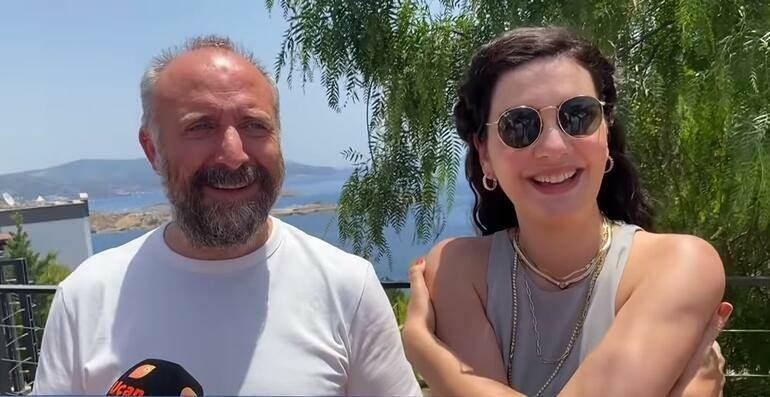 Bergüzar Korel og hendes mand Halit Ergenç er på ferie i Bodrum