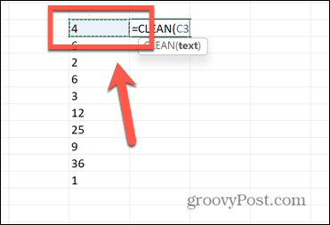 excel ren vælg celle