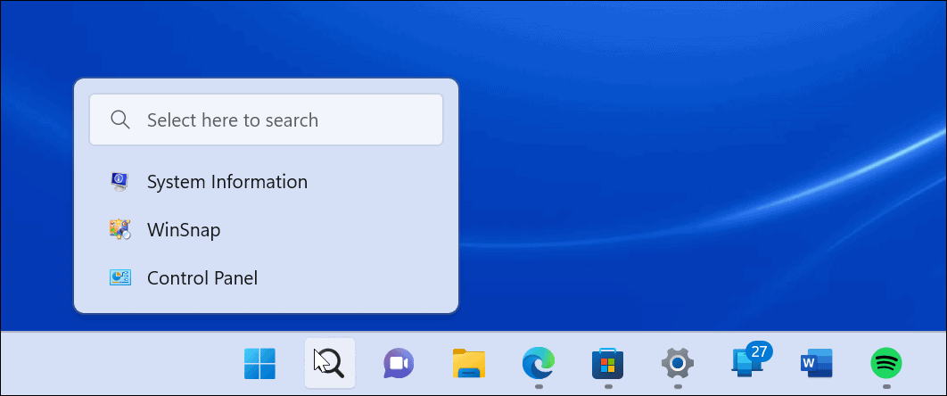Windows 11-søgelinjen virker ikke