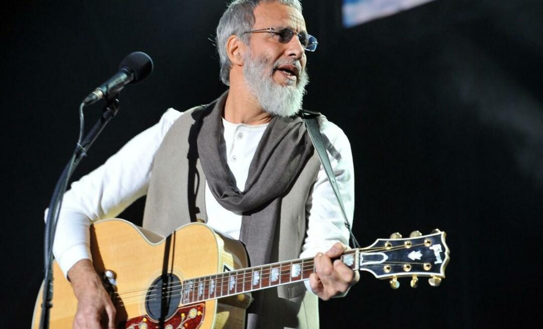 Yusuf Islam talte om Atatürk Cultural Center!