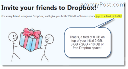 10+ GB gratis Dropbox-plads