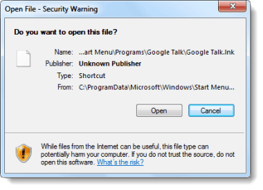 Stop med at irritere pop-ups i Windows 7
