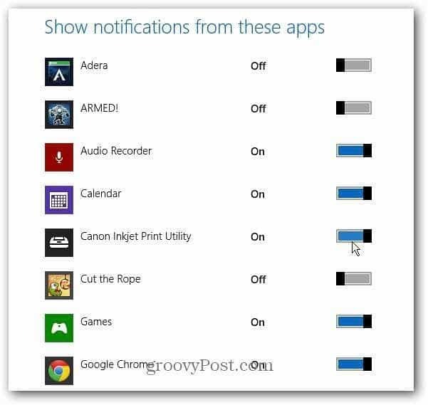 Specifikke Windows 8-apps